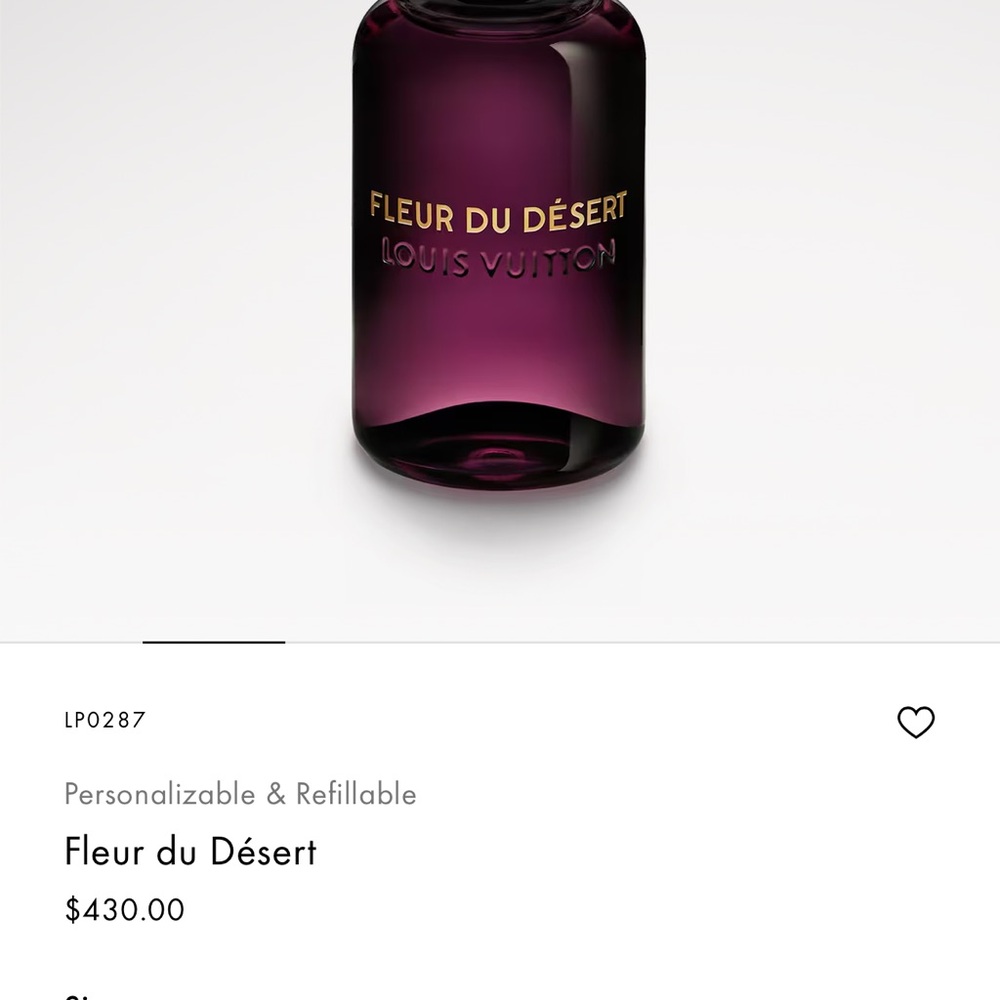 Louis Vuitton Purple Bath & Body Elixir